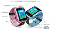 Φορετού εξοπλισμού παιδιών νέο ρολόι ρολογιών Q529 ιχνηλατών ΠΣΤ έξυπνο με τη κάμερα και το φακό